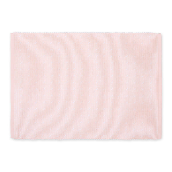 Pearl Blush Dots Ribbed Placemat