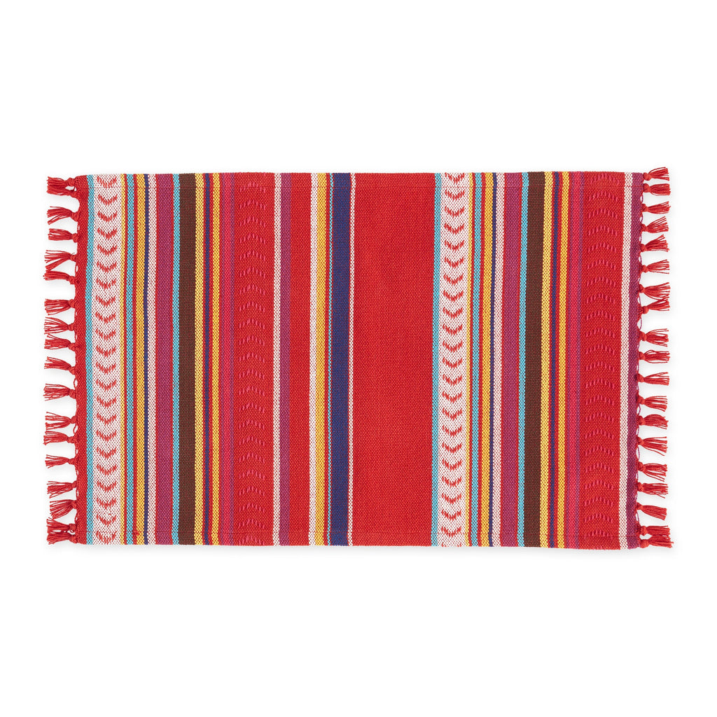 Baja Stripe Rug Weave Placemat