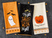 Happy Halloween Embellished Dishtowel