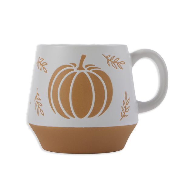 White Pumpkin Ceramic Mug