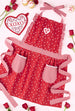 Sweetheart Floral Embellished Apron