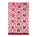 Heritage Hearts Embellished Dishtowel