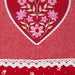 Big Heart Bloom Embellished Dishtowel