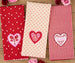 Sweet Hearts Embellished Dishtowels Mixed Dozen