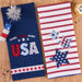 USA Embellished Dishtowel