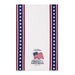 Life Liberty Happiness Embellished Dishtowel