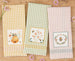 Bee Hive Embellished Dishtowel