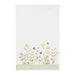 Spring Wildflowers Embellished Dishtowel