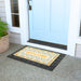Folk Flowers Welcome Doormat