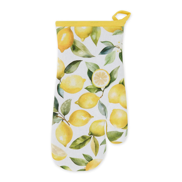Lemon Grove Printed Oven Mitt