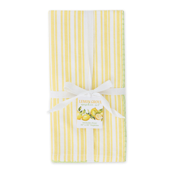 Sunshine Stripe Napkin Set of 4