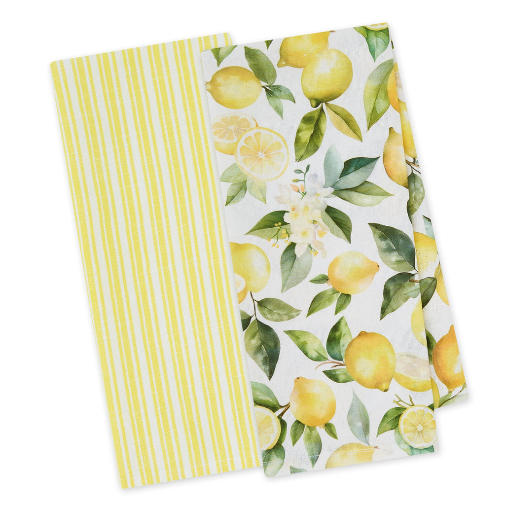 Lemon Grove Dishtowel Set of 2