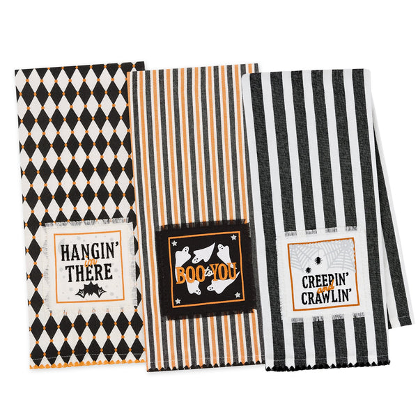 Boo To You! Embellished Dishtowels Mixed Dozen