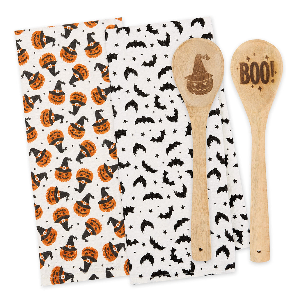 Boo! Dishtowel & Spoon Gift Set Mixed Pack