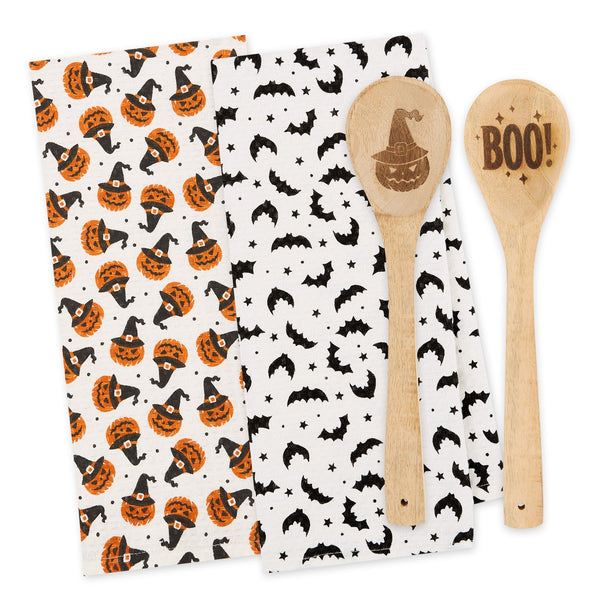 Boo! Dishtowel & Spoon Gift Set Mixed Pack