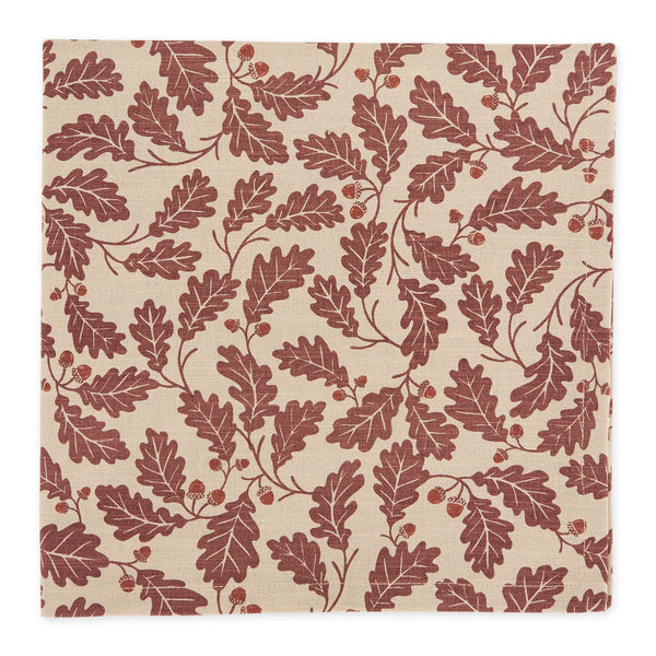 Oak & Acorn Printed Napkin Set of 4