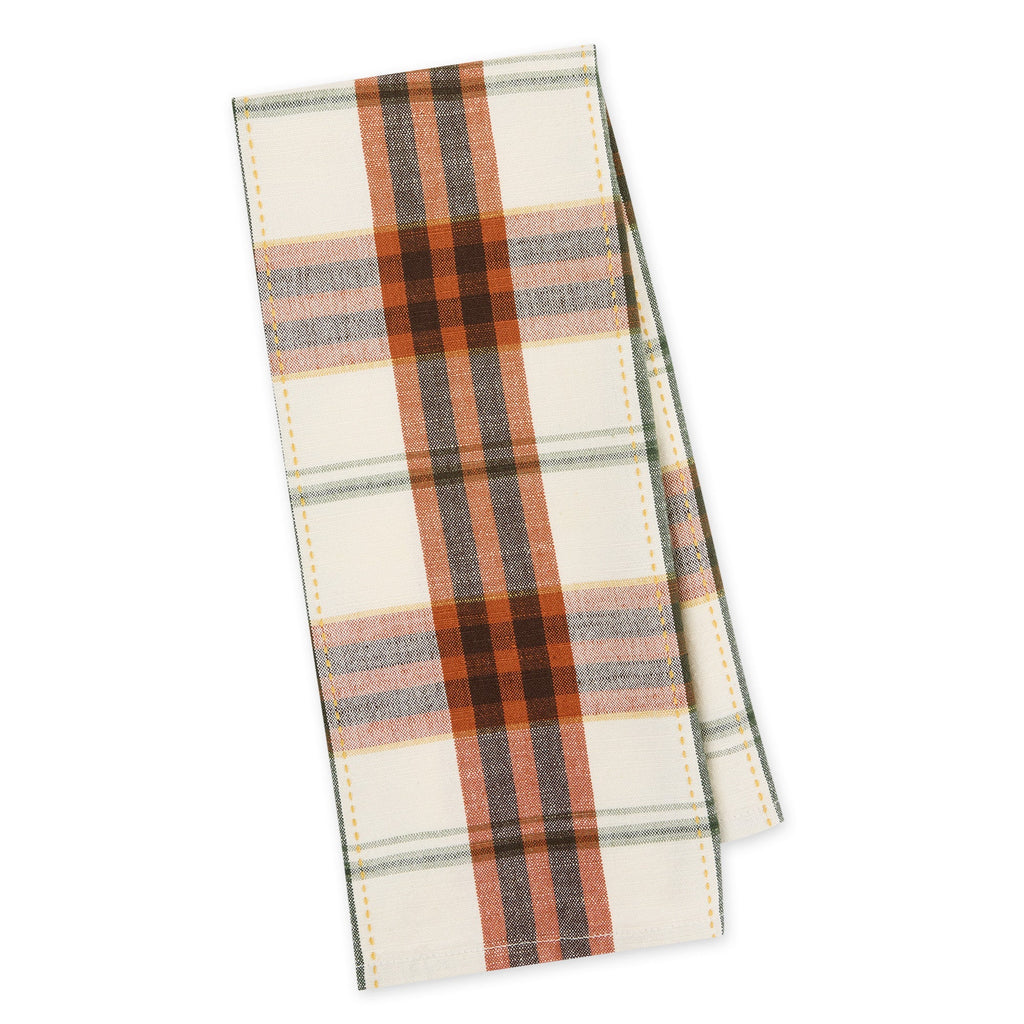 Autumn Picnic Plaid Dishtowel