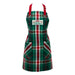 Merry Christmas Plaid Apron
