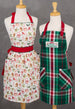 Merry Christmas Plaid Apron