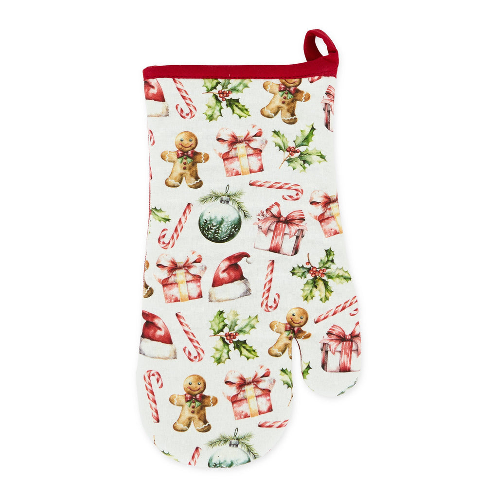 Christmas Magic Printed Oven Mitt