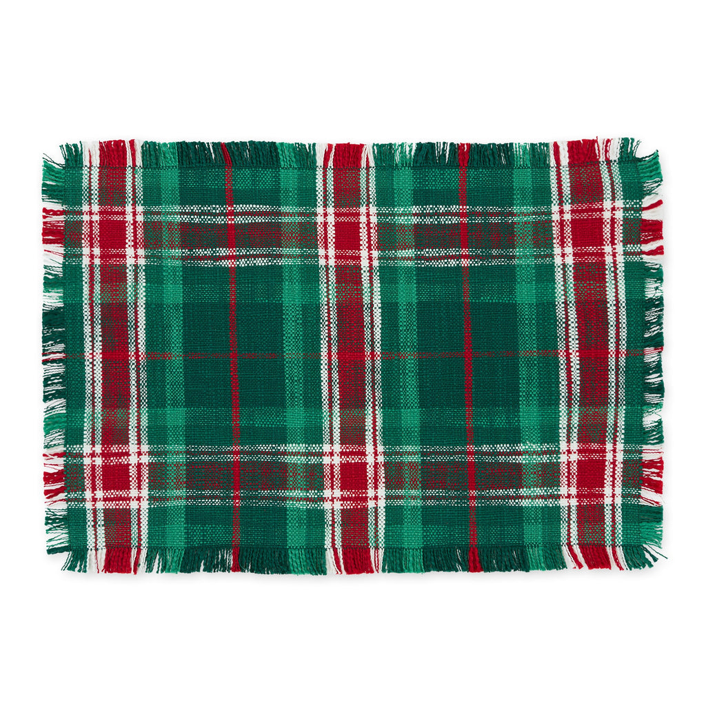 Christmas Tree Plaid Placemat
