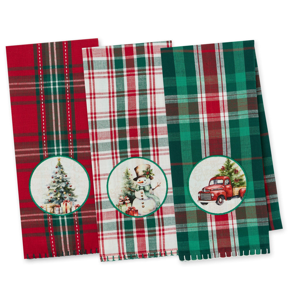 Christmas Magic Embellished Dishtowels MX DZ