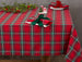 Holiday Tartan Plaid Tablecloth -  52 x 52"