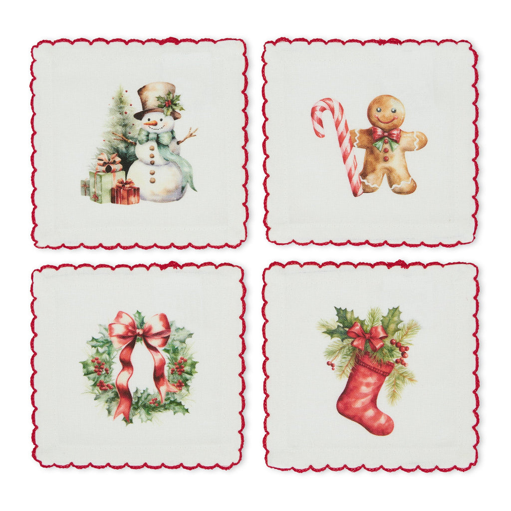 Christmas Magic Cocktail Napkin Set of 4