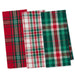 Christmas Plaids Essentials Dishtowel Set of 3