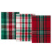 Christmas Plaids Essentials Dishcloth Set of 3