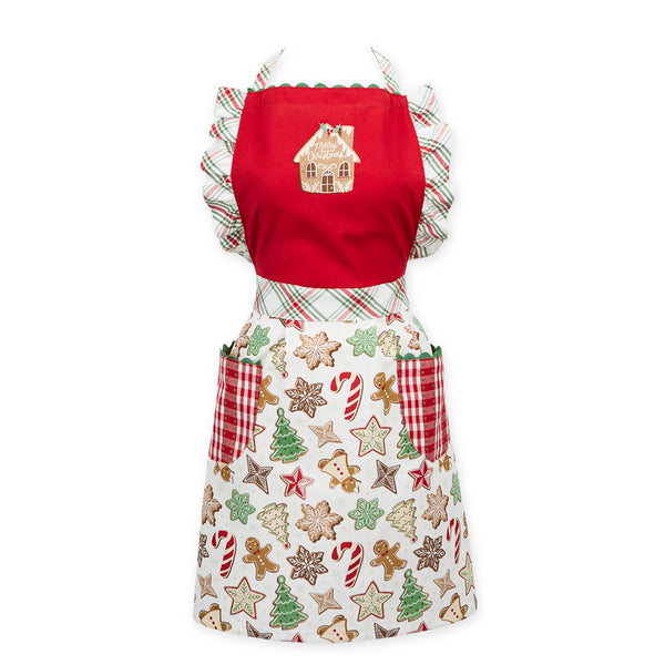 Gingerbread House Embellished Apron