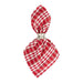 Jingle Bell Dobby Plaid Napkin Set of 4