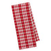 Jingle Bell Dobby Plaid Dishtowel