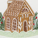Gingerbread House Embellished Dishtowel