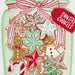Santa's Cookie Jar Embellished Dishtowel