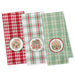 Gingerbread Houses Embellished Dishtowels Mixed Dozen
