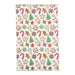 Santa's Cookies Embellished Dishtowel