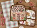 Gingerbread House Potholder Gift Set