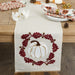 White Pumpkin Embroidered Table Runner