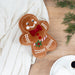 Gingerbread Boy Embellished Pillow