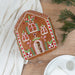 Gingerbread House Embellished Pillow