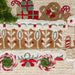 Gingerbread Train Embellished Pillow