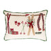 Ski Holiday Embellished Pillow