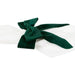 Green Velvet Bow Napkin Ring