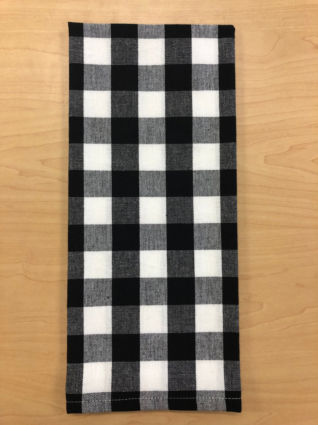 Black / White Buffalo Check Dishtowel