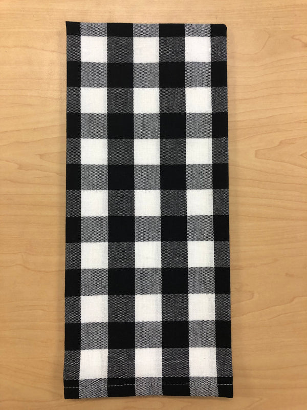 Black / White Buffalo Check Dishtowel