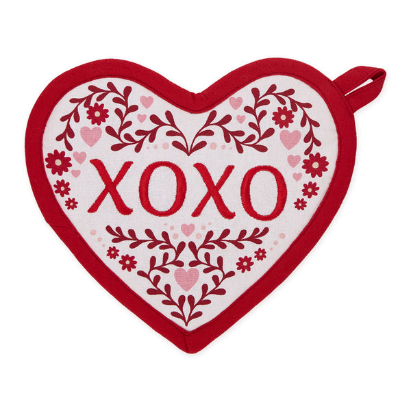 Sweet XOXO Embellished Potholder