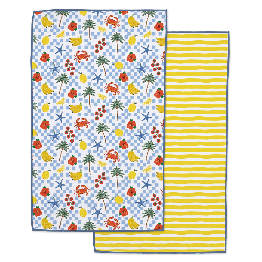 Viva La Dolce Printed Microfiber Dishtowel