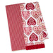 Heritage Hearts Dishtowel Set of 2