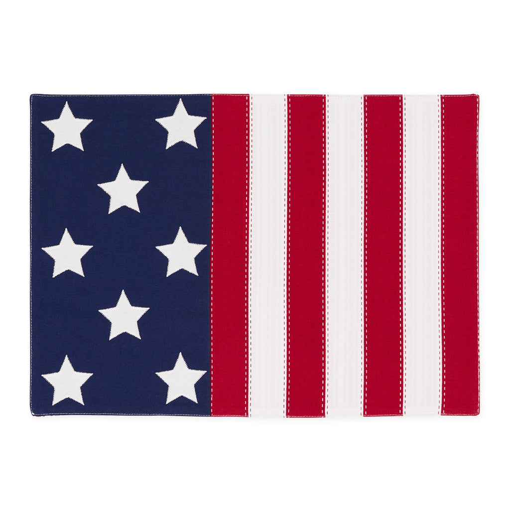 Americana Flag Embellished Placemat